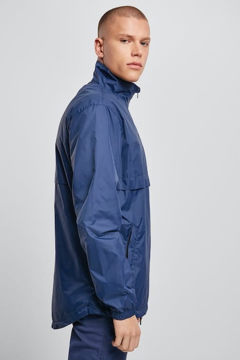 STAND UP COLLAR PULL OVER JACKET DARKBLUE 5