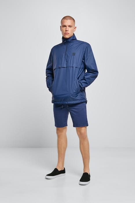 STAND UP COLLAR PULL OVER JACKET DARKBLUE 4