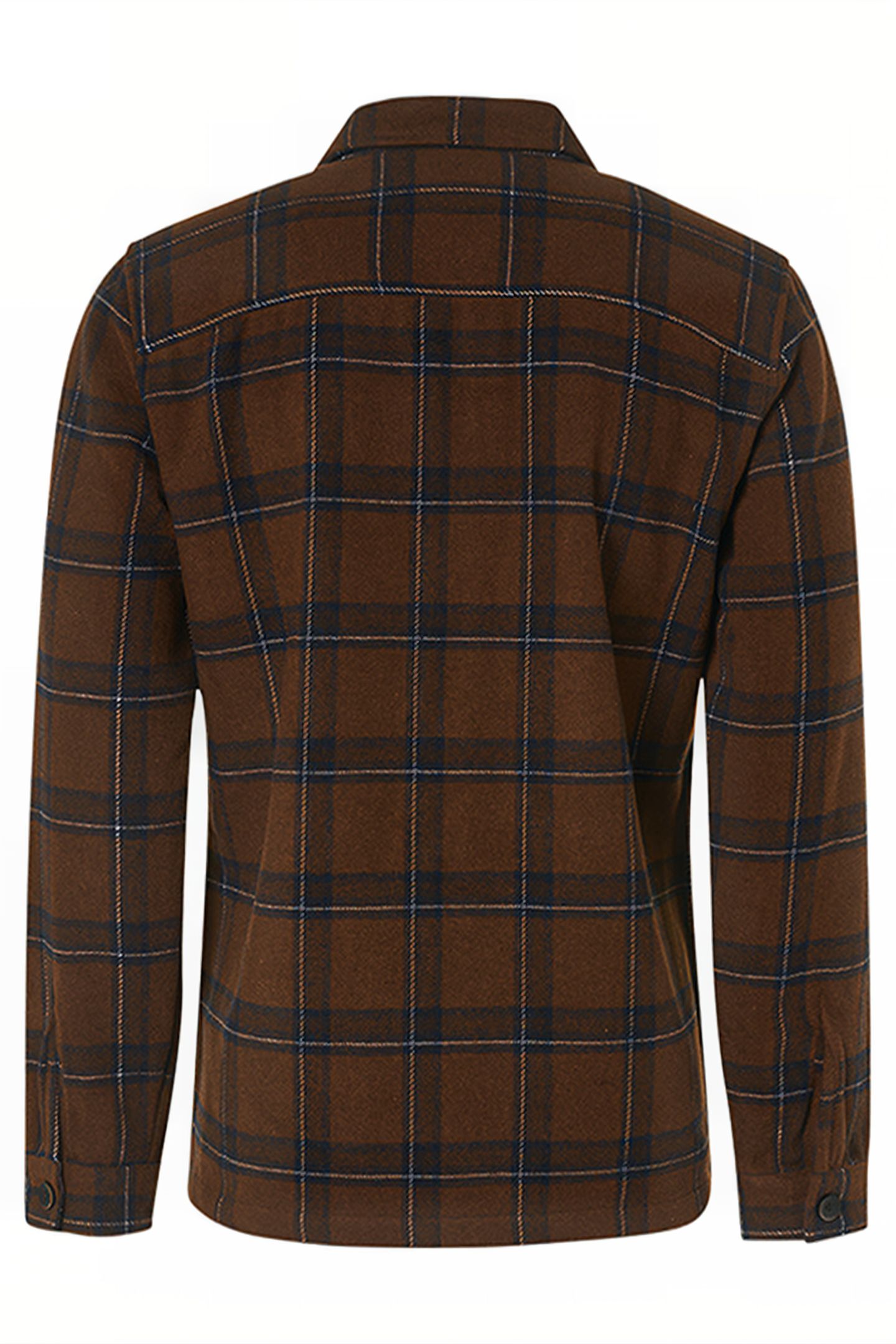 OVERSHIRT BUTTON CLOSURE CHECK WITH WOOL CAMEL 6