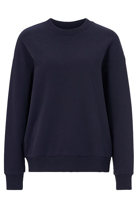 ORGANIC FELPA CREW DEEP BLUE 1