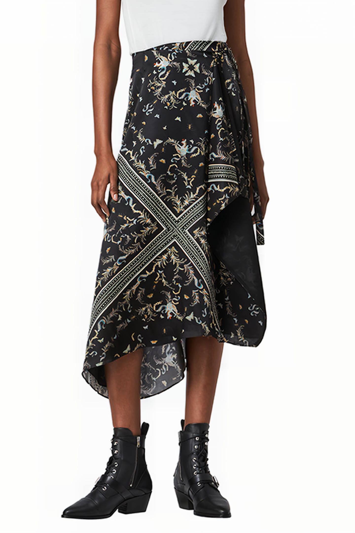 MAIA ASSAM SKIRT BLACK 1