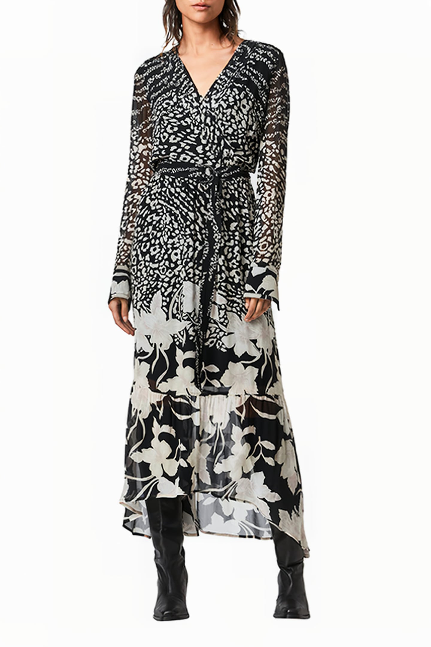 FLORENCE TEMPO DRESS BLACK 2
