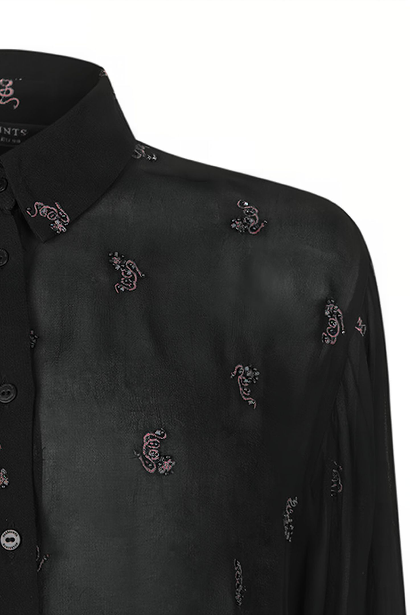 MARIANNA SNAKE SHIRT BLACK 5