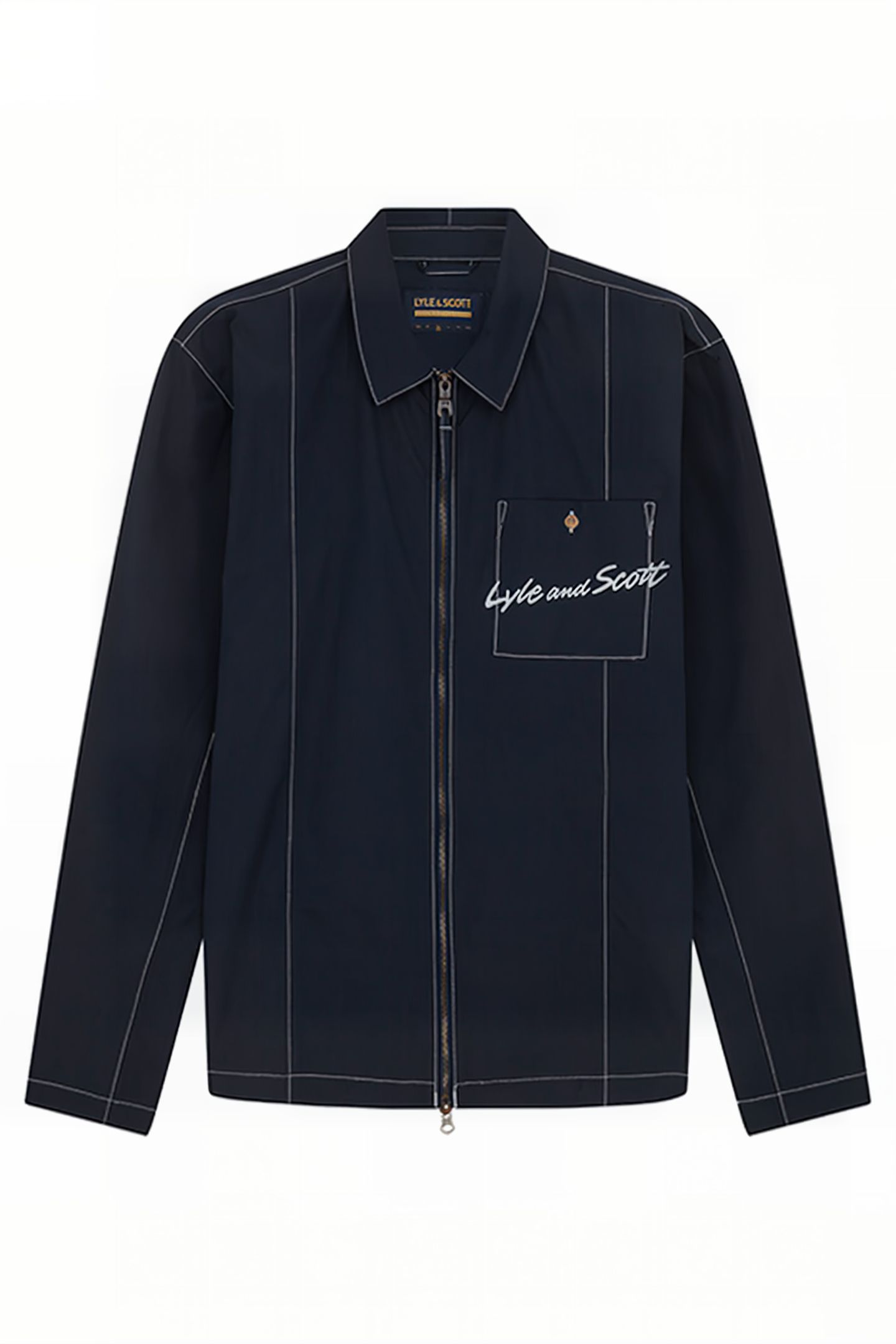 PANELLED OVERSHIRT DARK NAVY 4