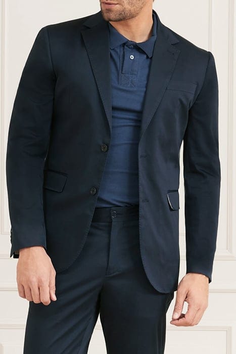 MARCIANO BY GUESS REG FIT BLAZER X HOC SILK BLUE 1