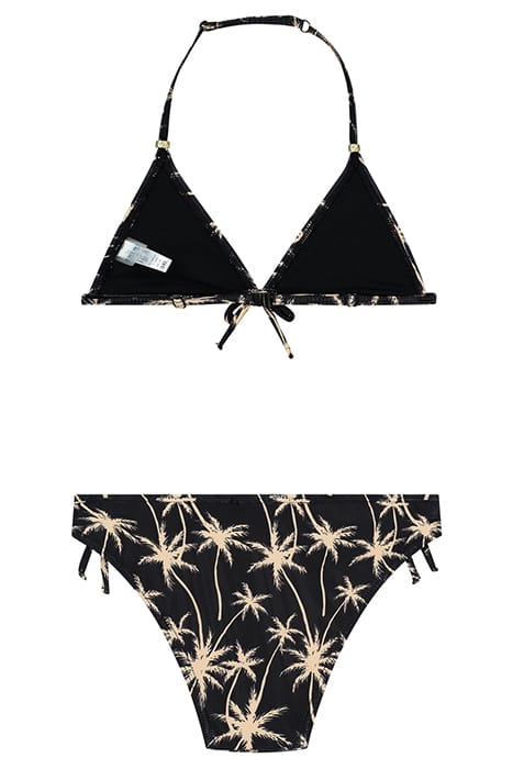 GIRLS LIZZY BIKINI SET VACATION PALM BLACK 2