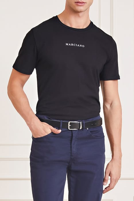 MARCIANO BY GUESS TOM SS CN T-SHIRT SL JET BLACK 2