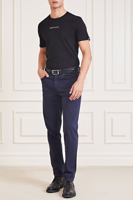 MARCIANO BY GUESS TOM SS CN T-SHIRT SL JET BLACK 4