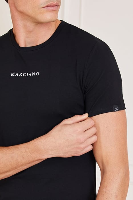 MARCIANO BY GUESS TOM SS CN T-SHIRT SL JET BLACK 5