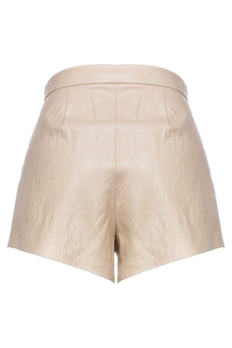 PURO 1 SHORTS SIMILPELLE WASHE SAND BEIGE 6