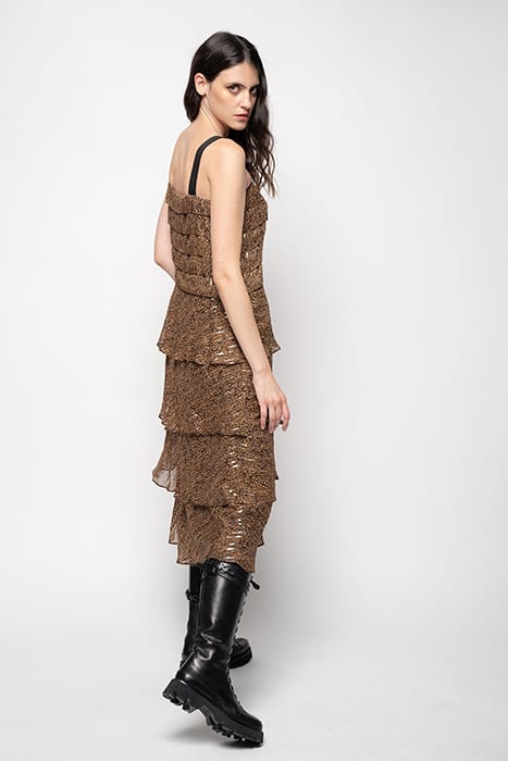 PREFERIRE ABITO GEO FIL COUPE BROWN/BLACK 3