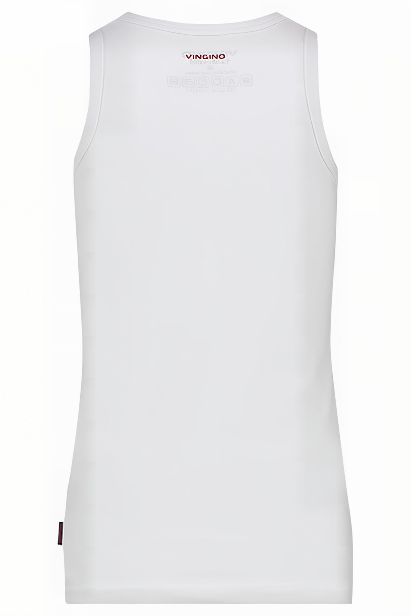 SINGLET BOYS REAL WHITE 2