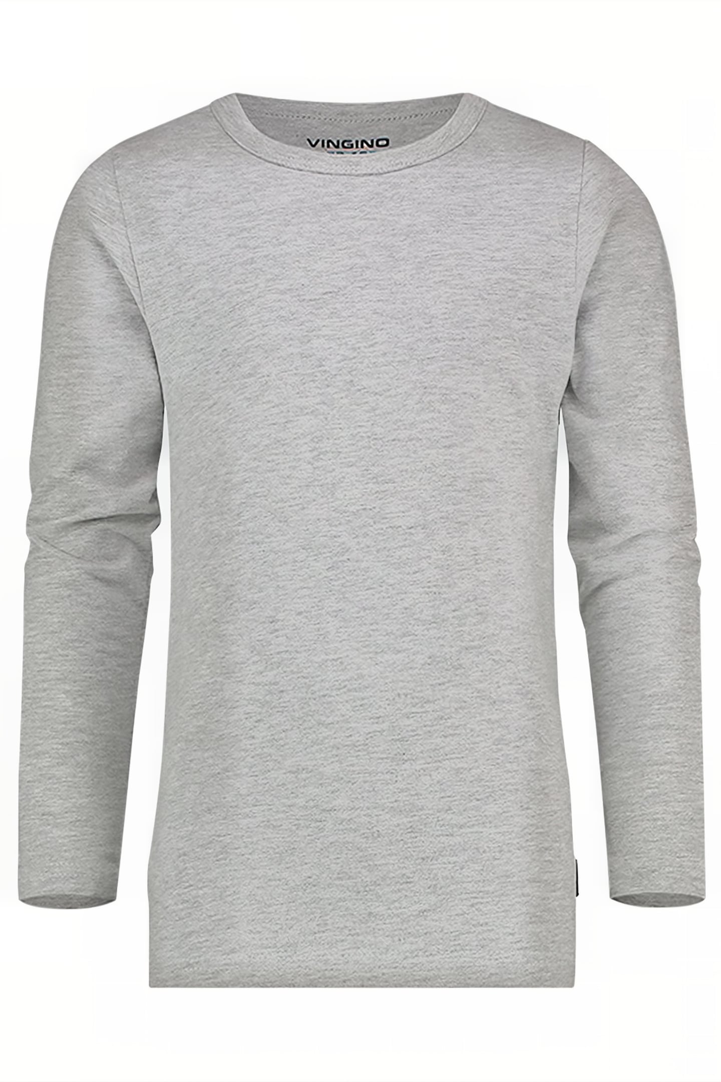 LONG SLEEVES CREW NECK TS BOYS GREY MELE 1