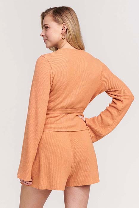 LADIES LA SHORT SOFT CARAMEL 4