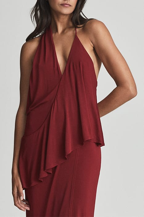 XENA MIDI DRESS — RED 4
