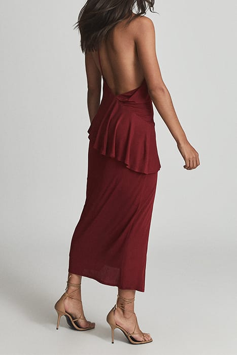 XENA MIDI DRESS — RED 2