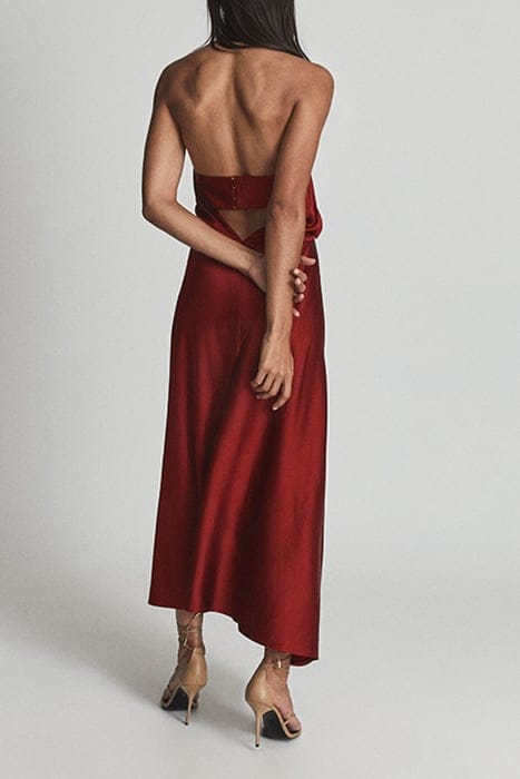 LORENA MAXI DRESS — DARK RED 3