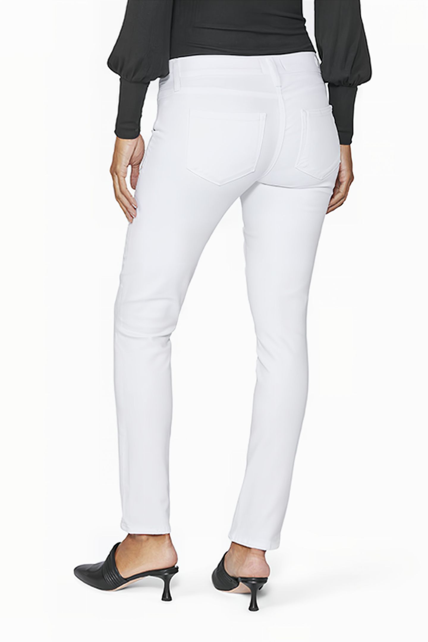 SKYLINE ANKLE PEG MATERNITY CRISP WHITE 2
