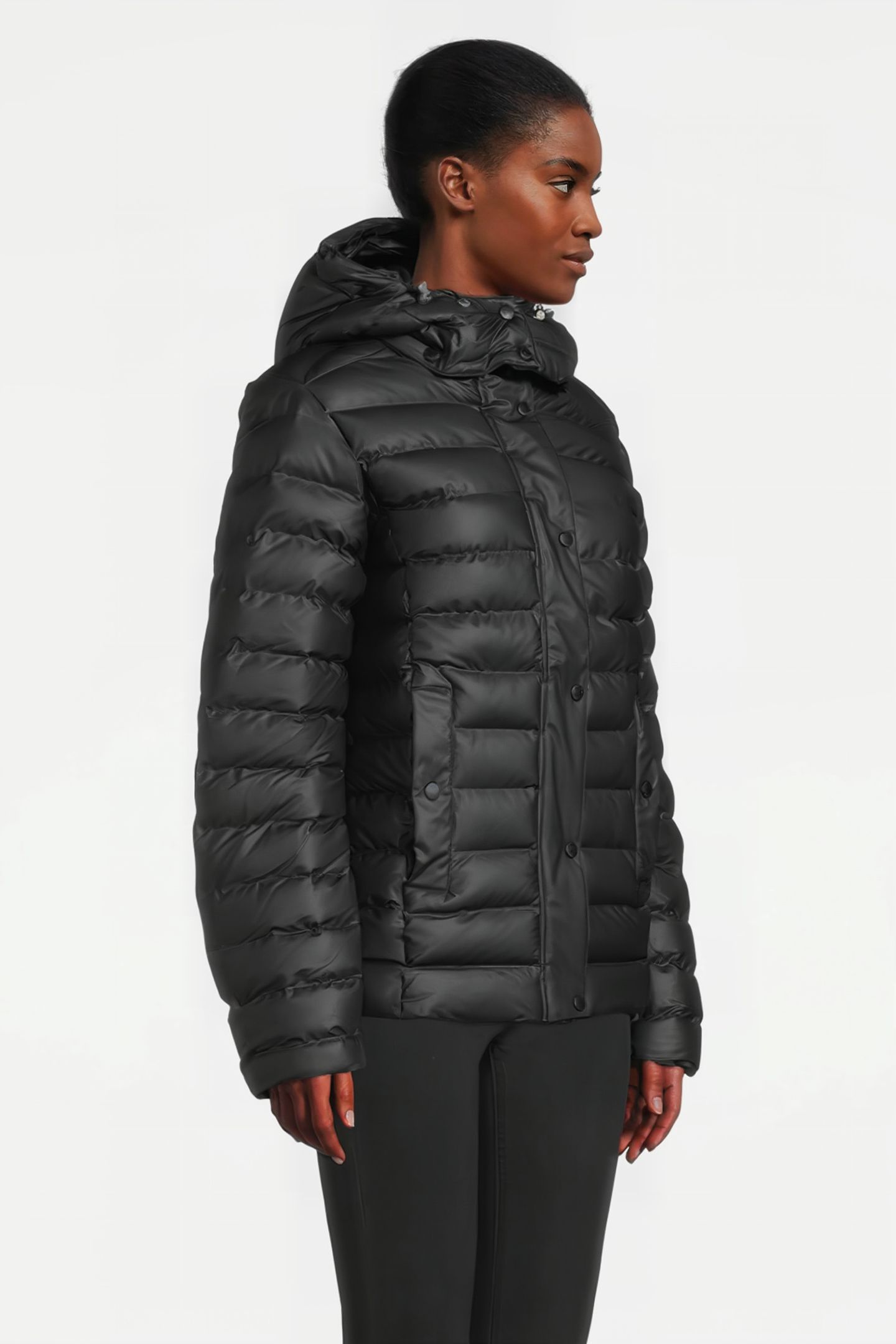 10 RAINP01 PADDED RAIN JACKET BLACK 4