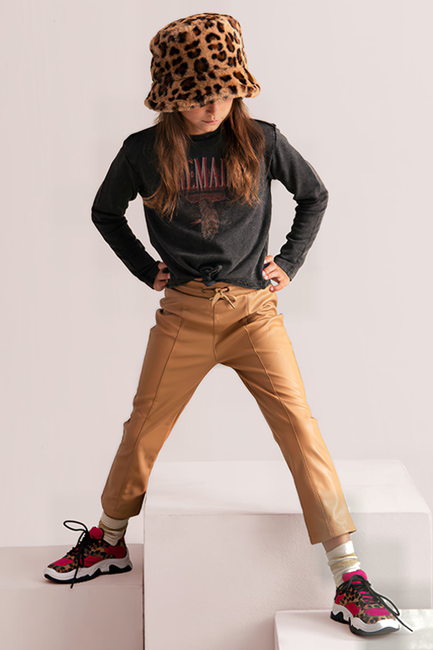 PRINTED T-SHIRT JILL&MITCH BY SHOEBY DARKGREY 2