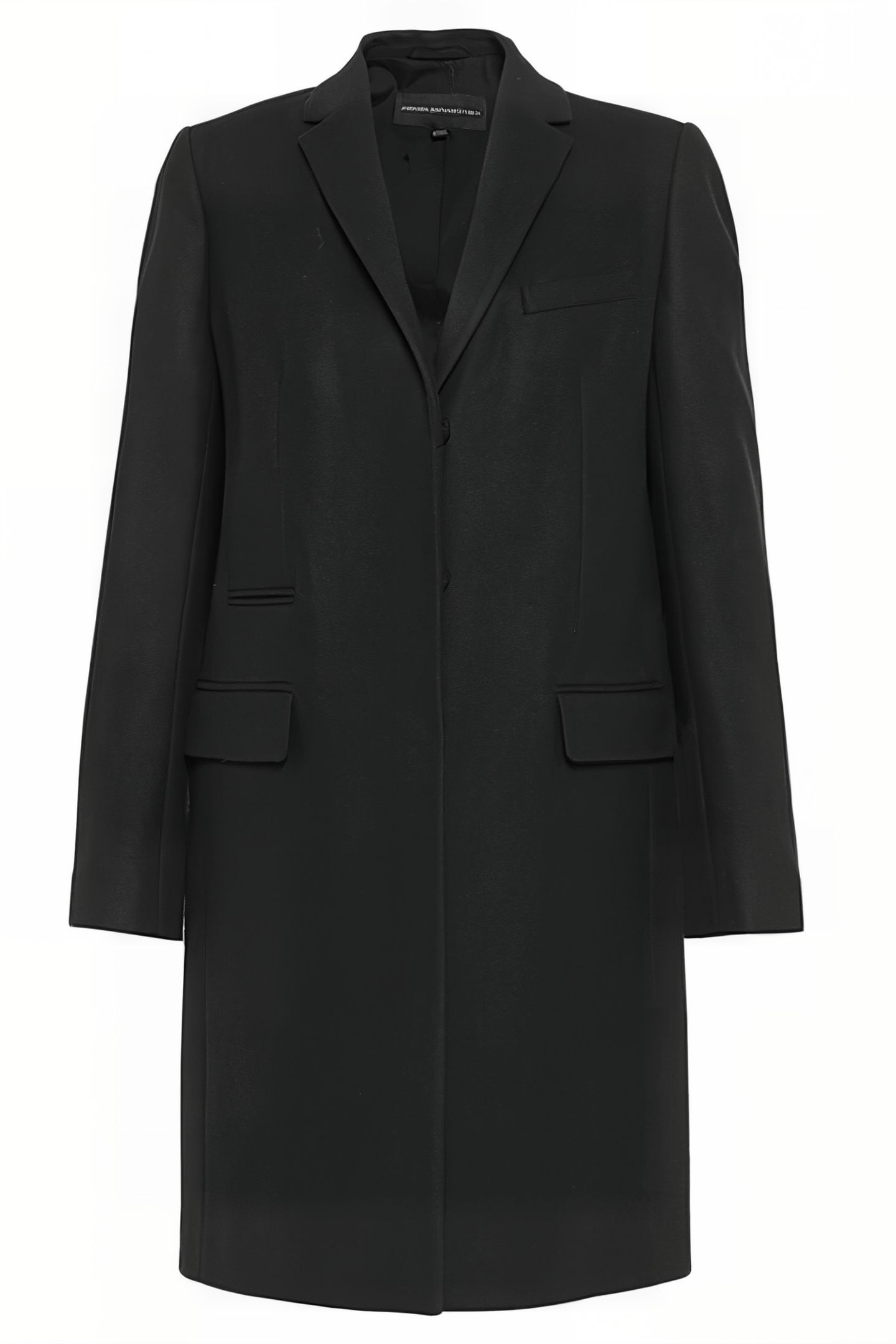 FT PLATFM FELT SMART COAT BLACK 1