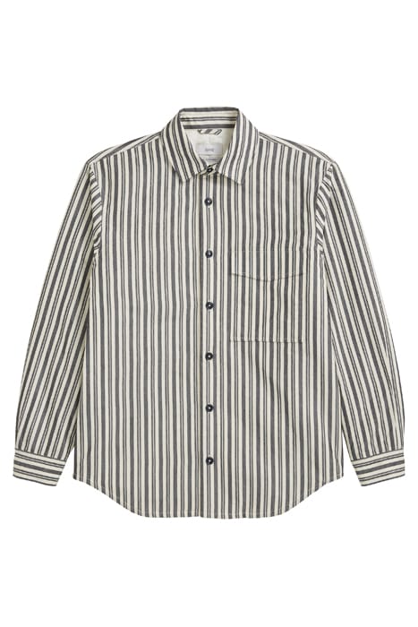 CLOSED MEN RELAXED BUTTON DOWN SHIRT DARK NIGHT 6
