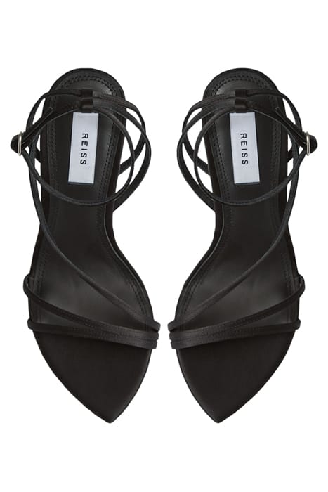 ADELA BLACK STRAPPY SANDALS 3