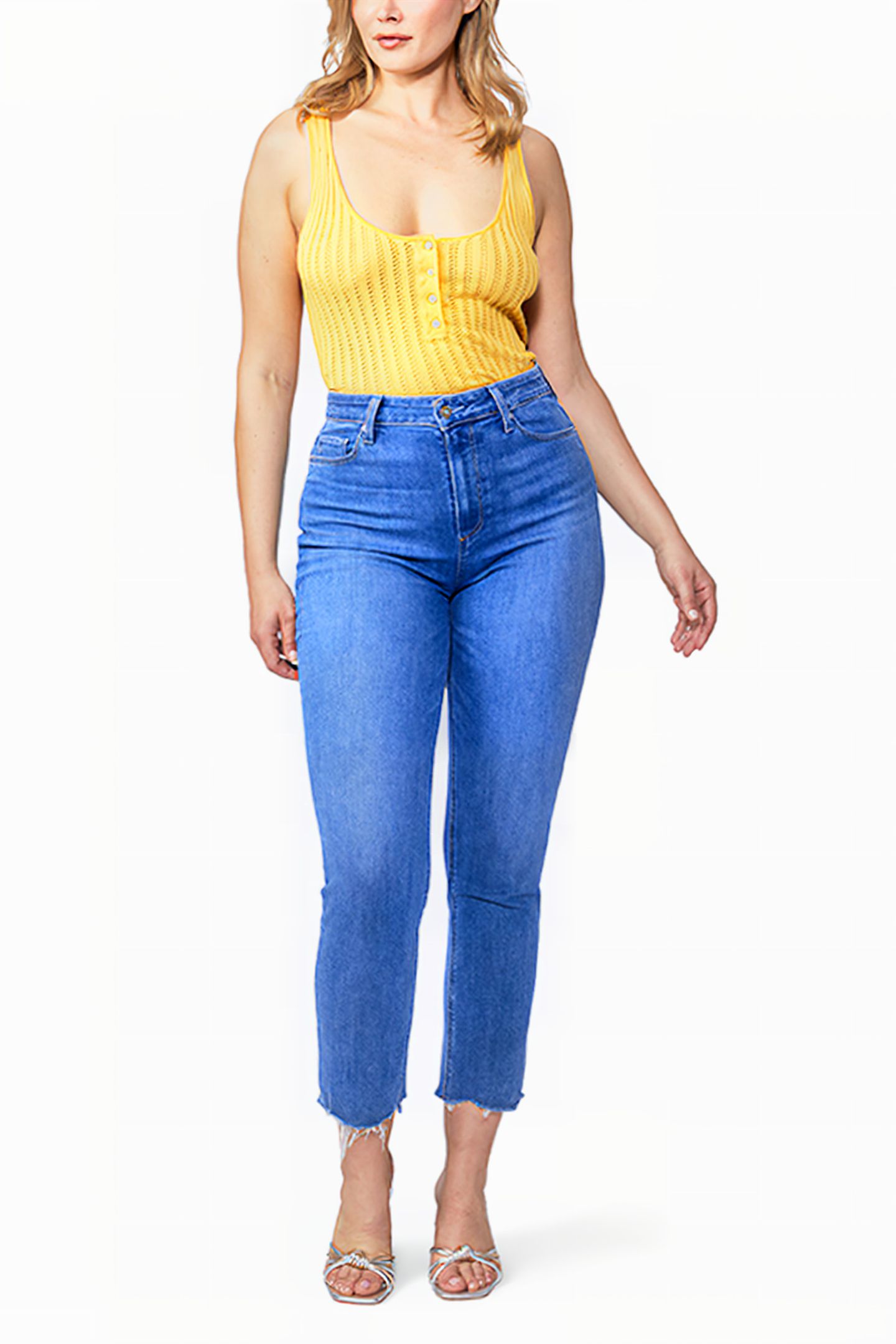 ACCENT SEINE W/ RAGGED FRAY HEM 3