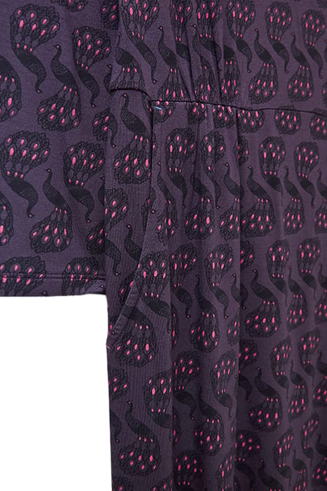 TALIA ECO VERO JERSEY DRESS PURPLE MLT 4
