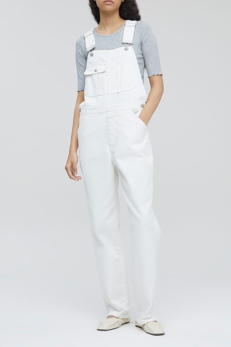 WOMEN DUNGAREE JEANS CREME 1