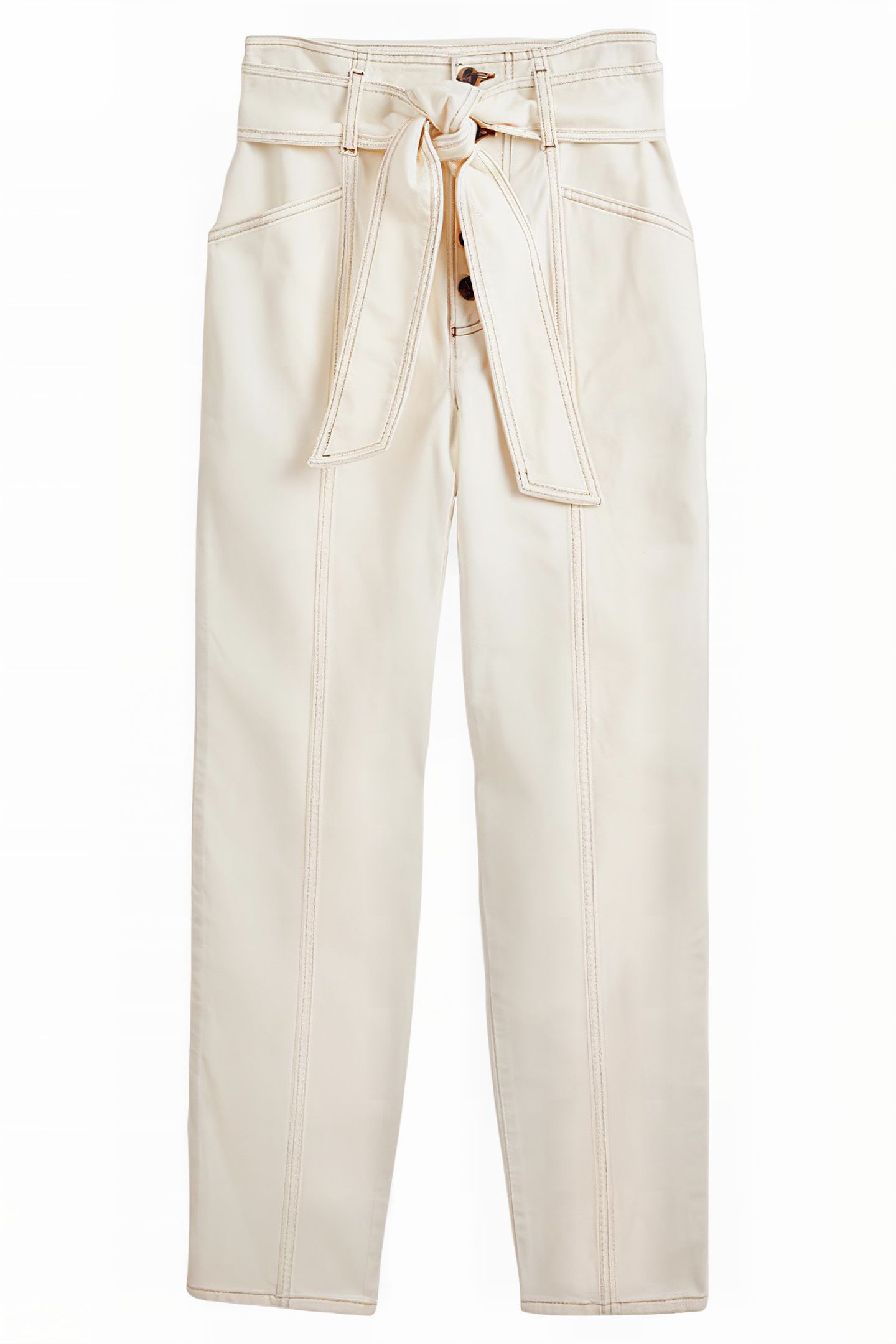 BELTED HIGH RISE JEANS ECR 5