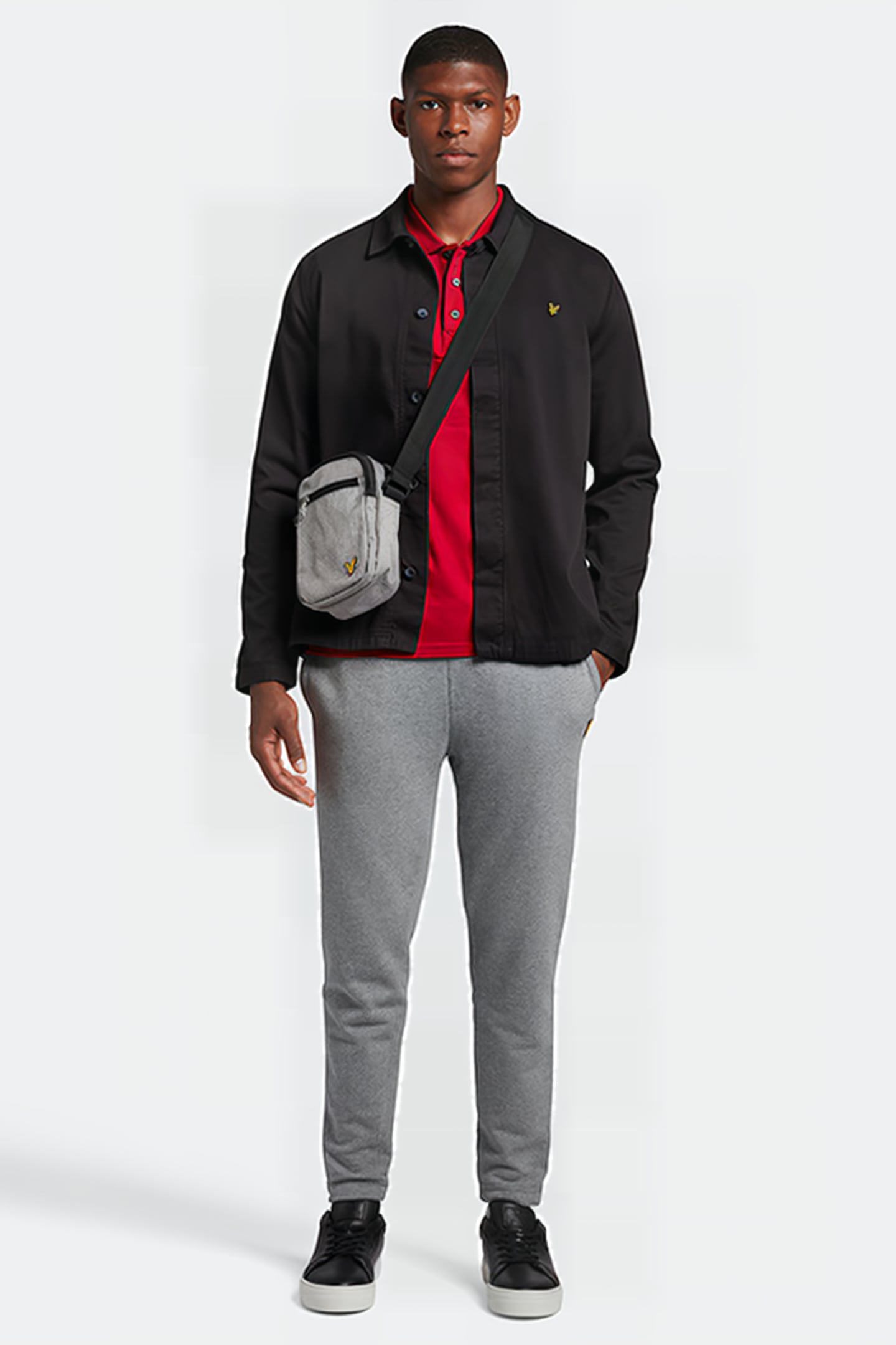WASHED DRILL OVERSHIRT JET BLACK 3