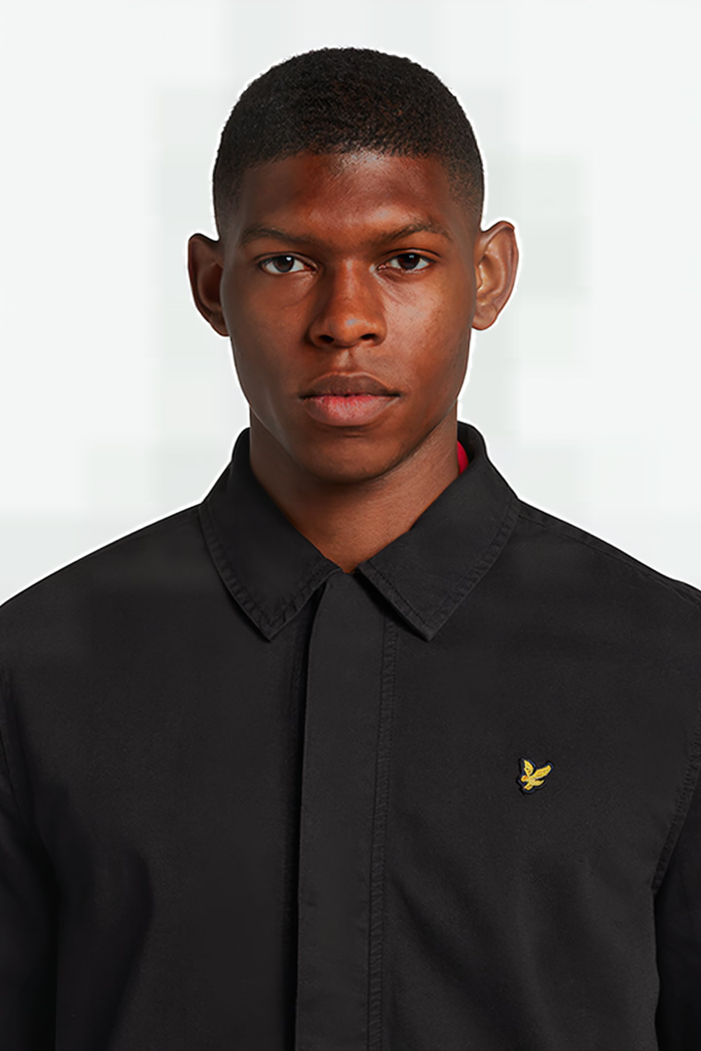 WASHED DRILL OVERSHIRT JET BLACK 4