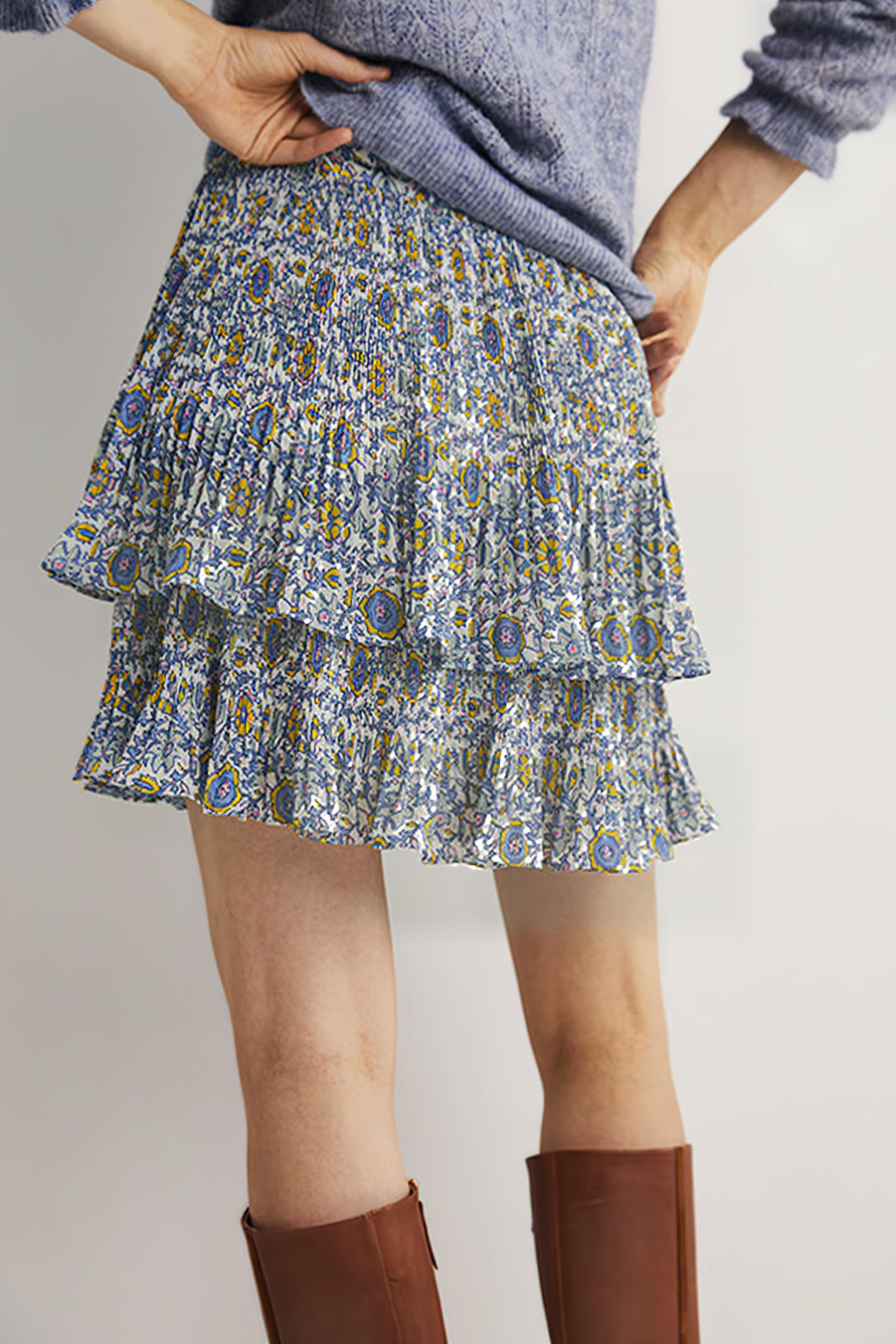 PLISSE MINI SKIRT IVO 2