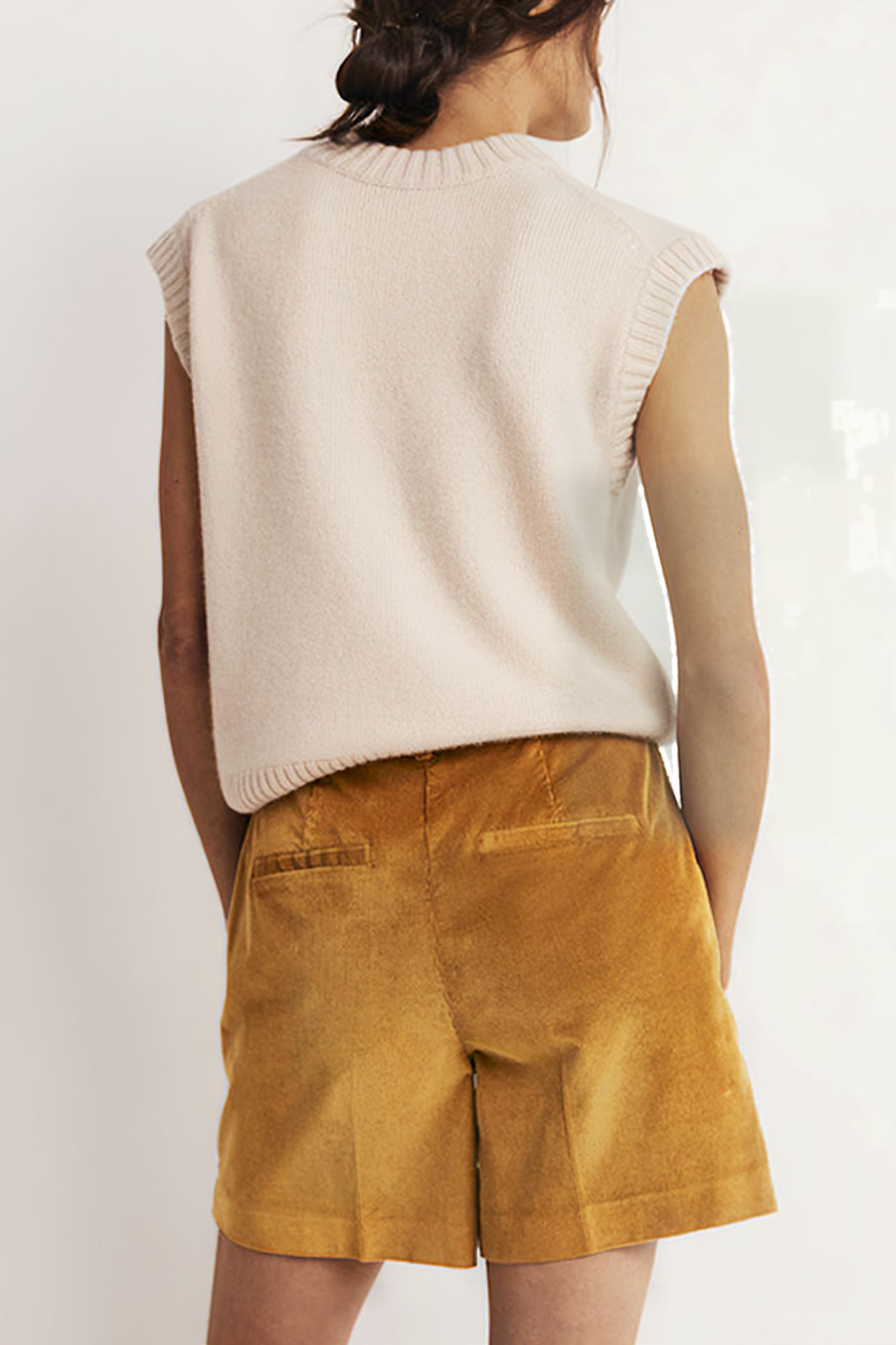 HIGH WAIST SHORTS BRN 2