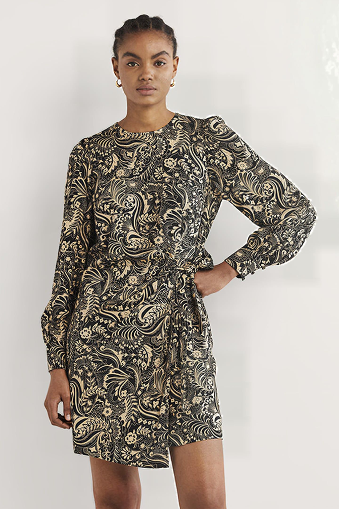 WRAP SKIRT MINI DRESS MBR 1