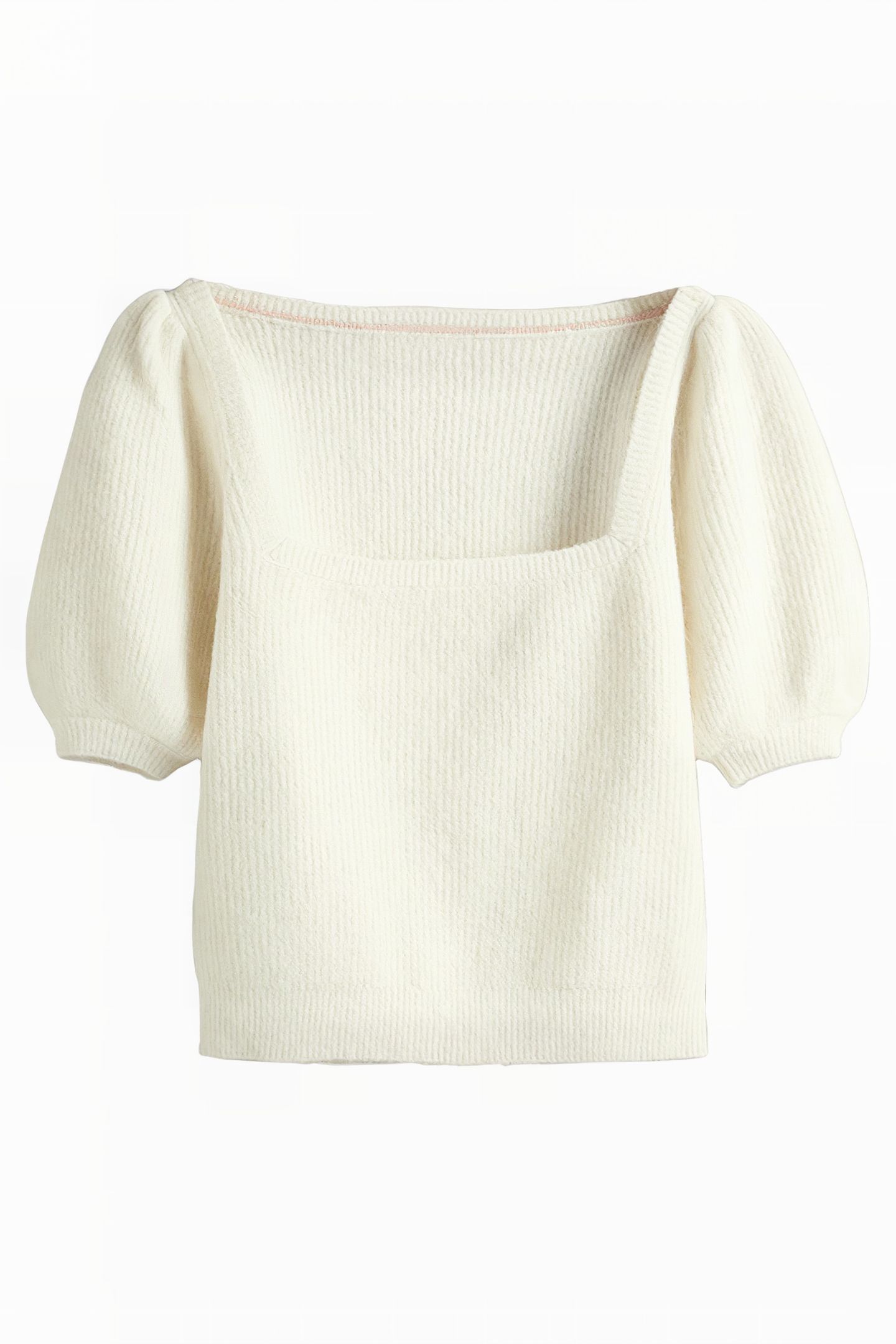 SQUARE NECK FLUFFY JUMPER IVO 7