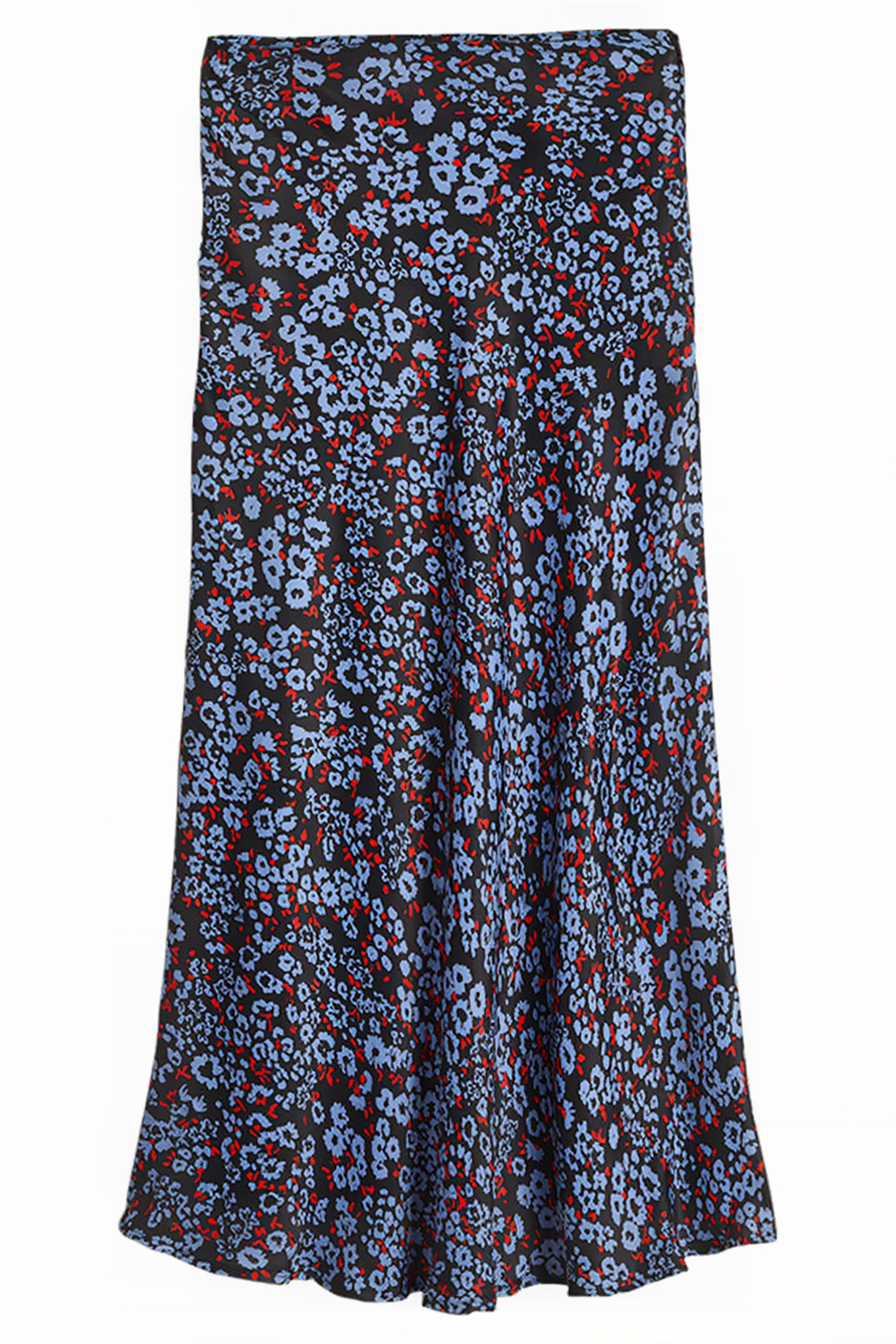 SATIN BIAS-CUT MIDI SKIRT MUL 5
