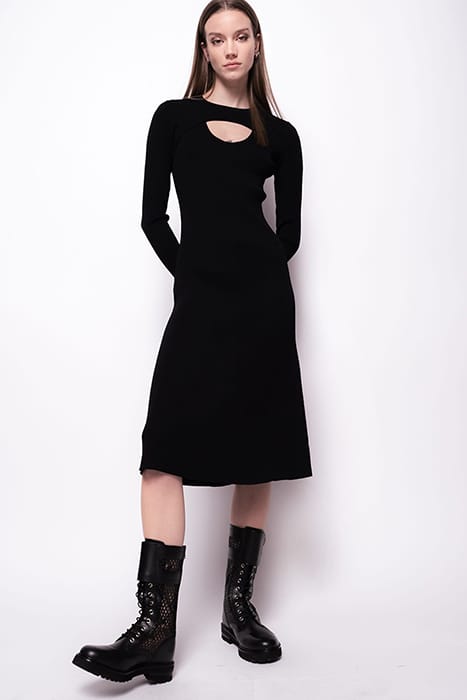 MANRESA ABITO COSTINA CREPE BLACK 1