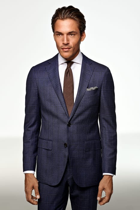 Navy Checked Sienna Suit 2