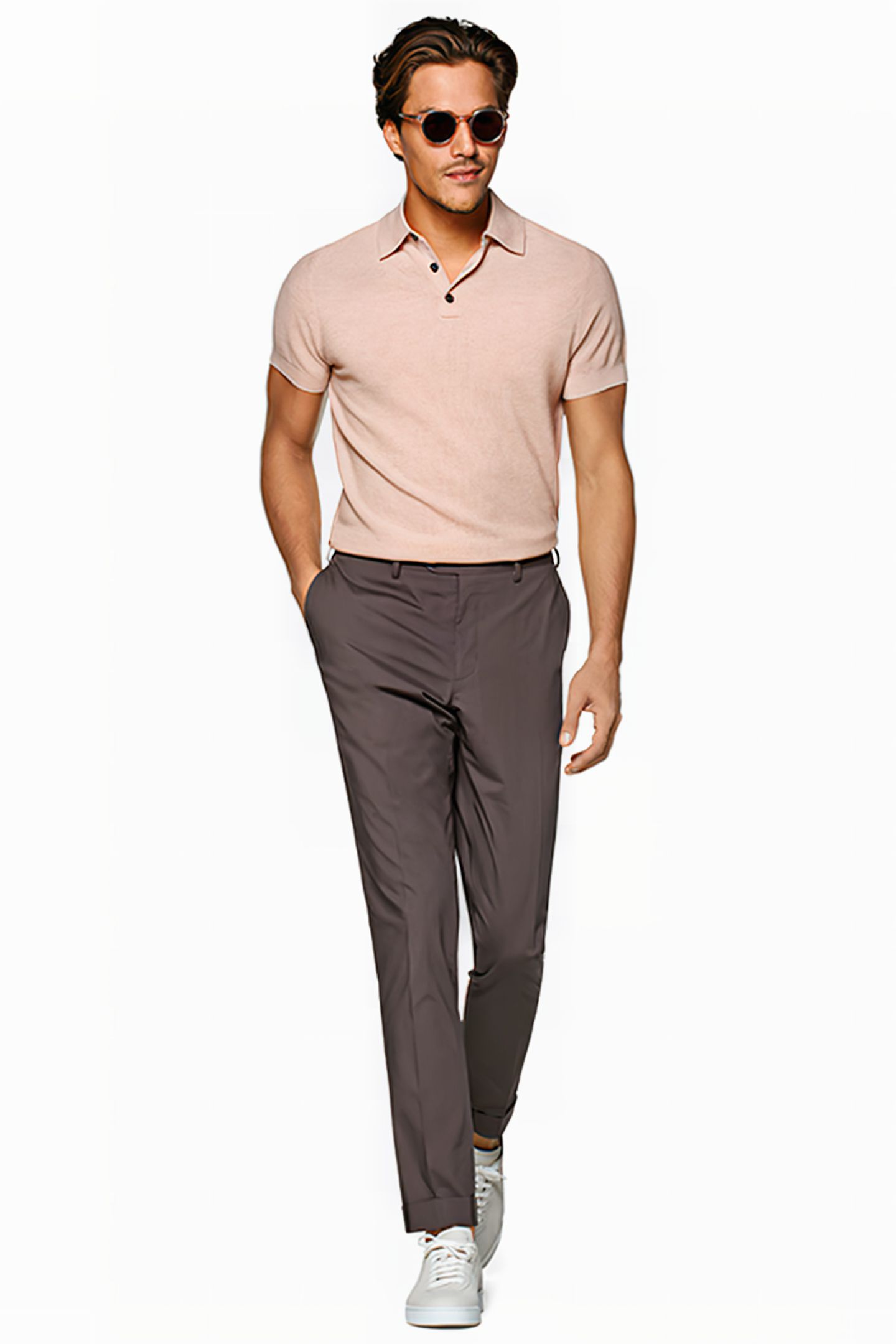 TAUPE BRESCIA TROUSERS 4