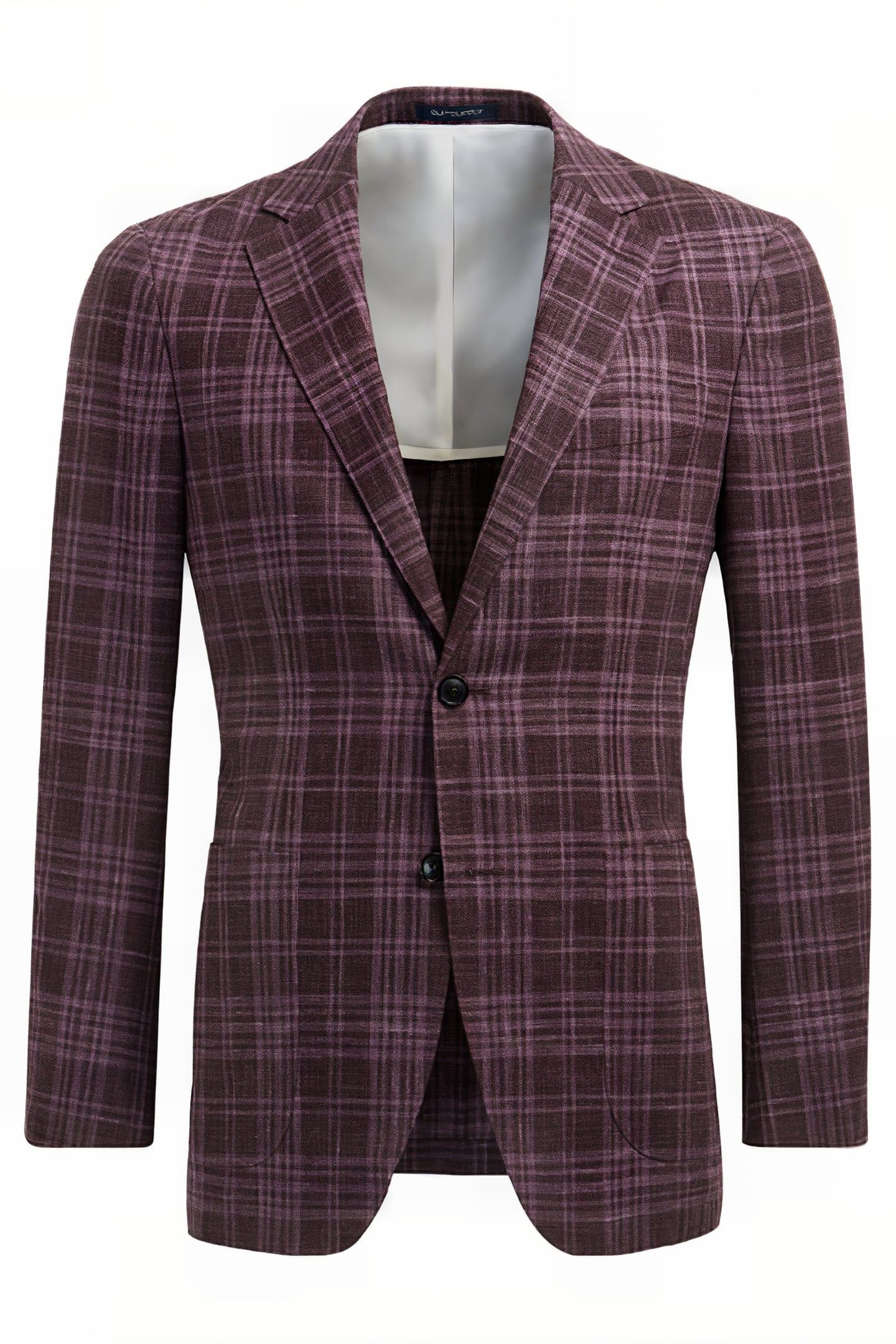 PURPLE CHECKED HAVANA BLAZER 2