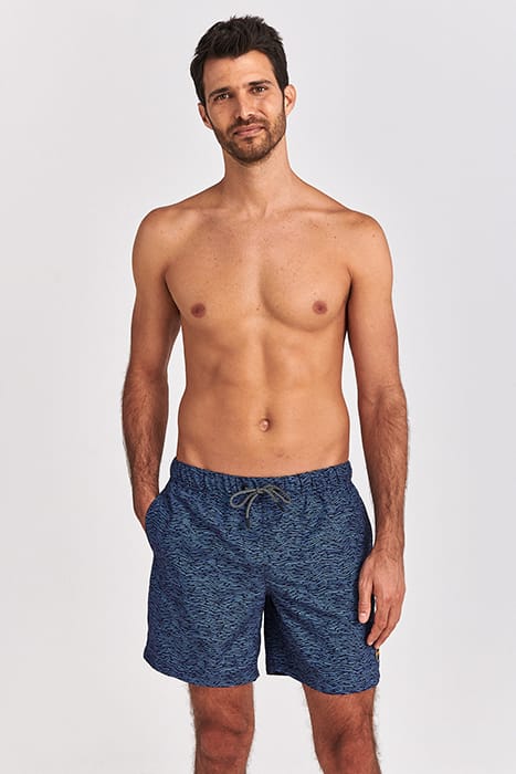 MEN SWIM SHORT WAVES MICRO PEACH LIGHT SUMMER BLUE 2