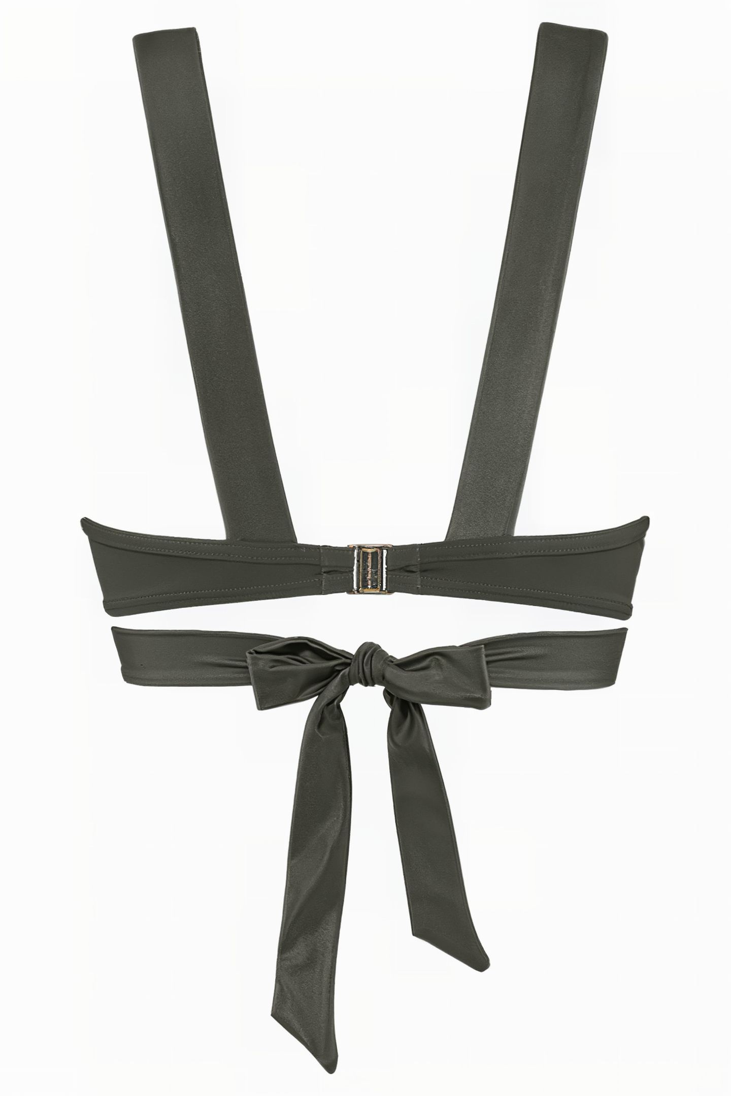 CACHE COEUR SEAWEED GREEN PUSH UP BIKINI TOP 4
