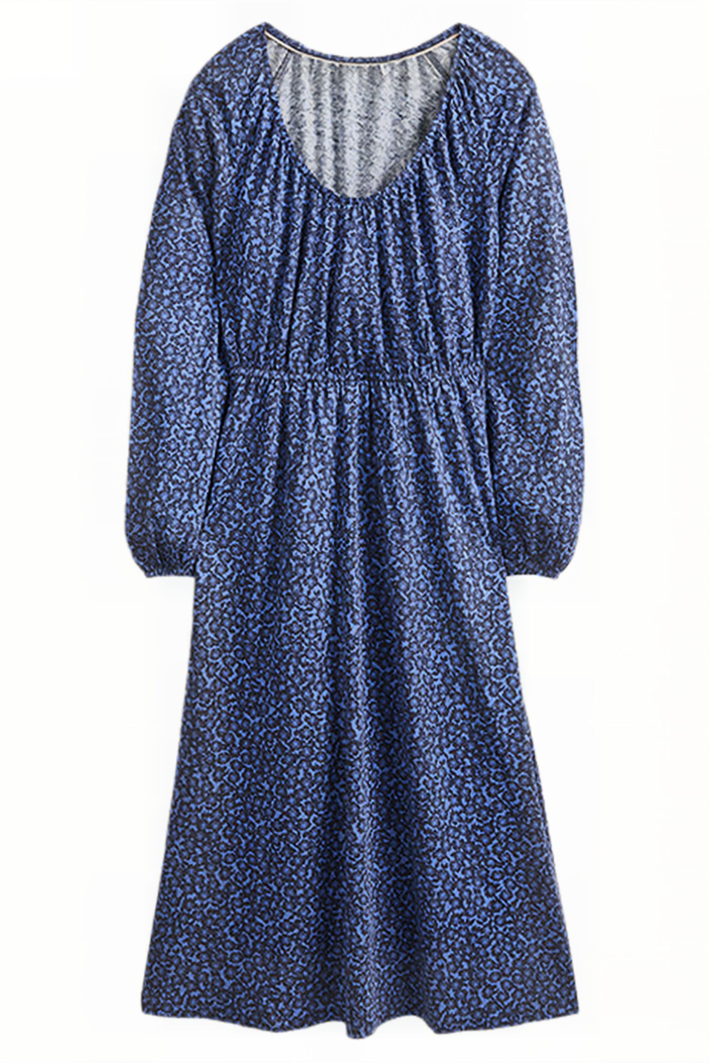 SCOOP NECK JERSEY MIDI DRESS LBL 6