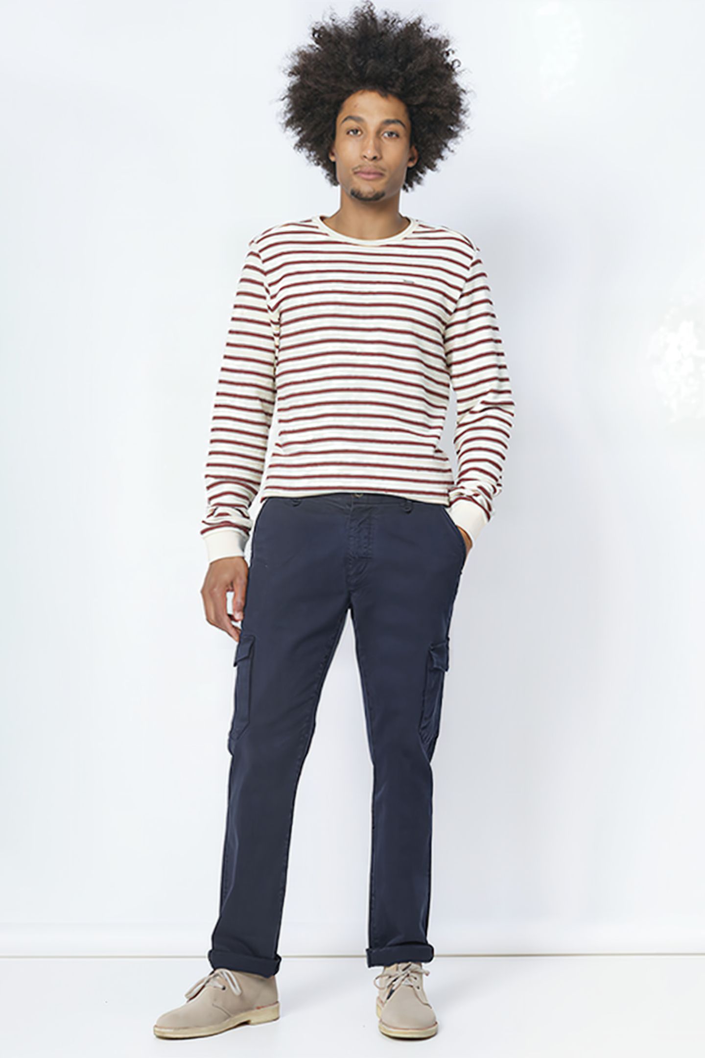 JOHN CARGO CHINO NAVY UNI 3