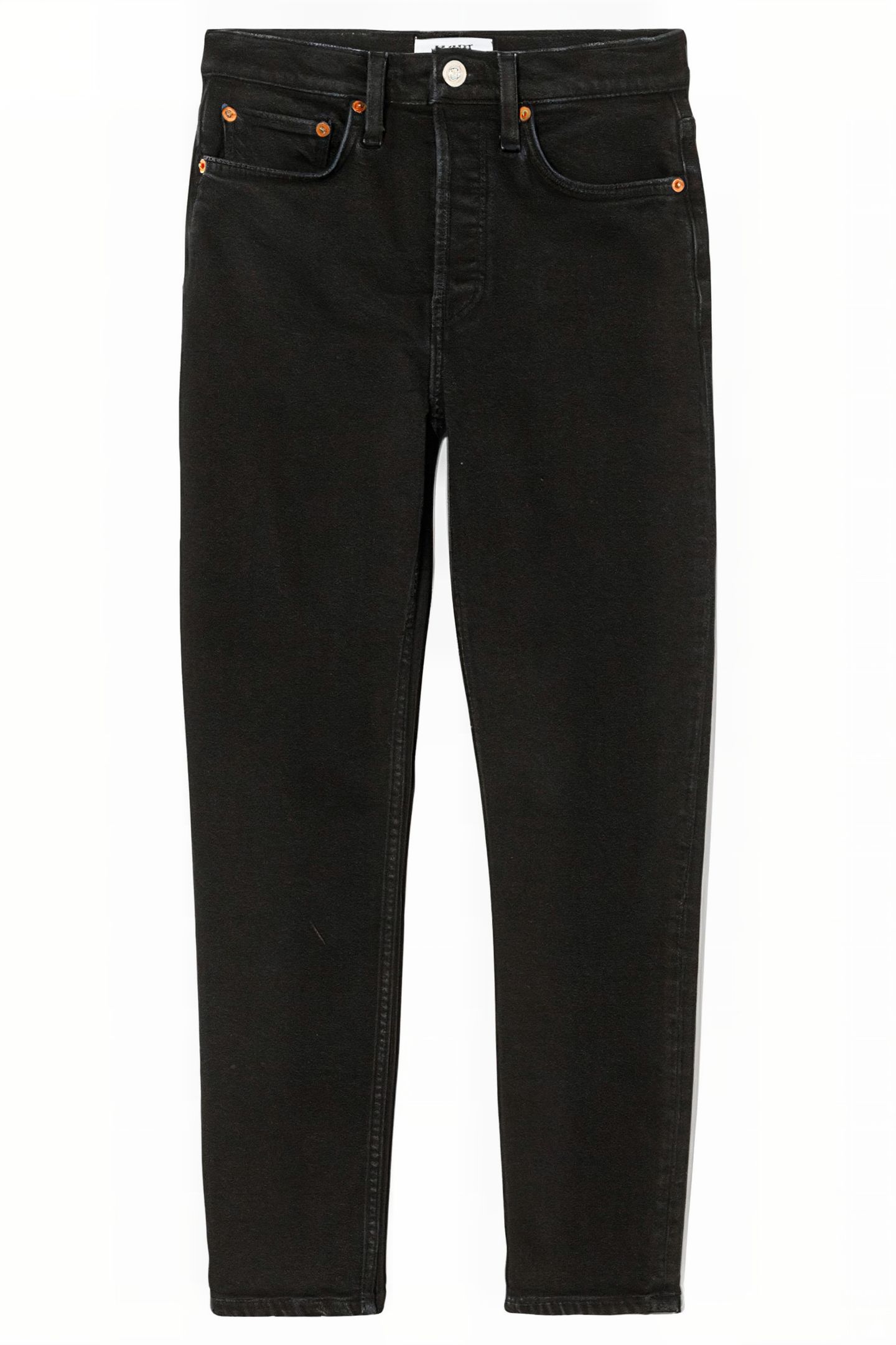 90S HIGH RISE ANKLE CROP NOIR 1