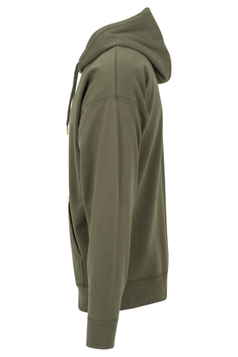 OVERSIZED SWEAT HOODY OLIVE 5