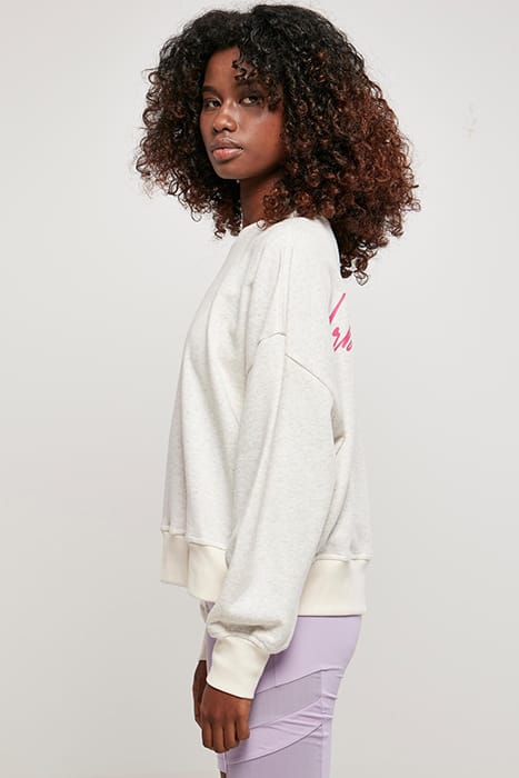 LADIES OVERSIZED RAINBOW CREWNECK LIGHTGREY 6