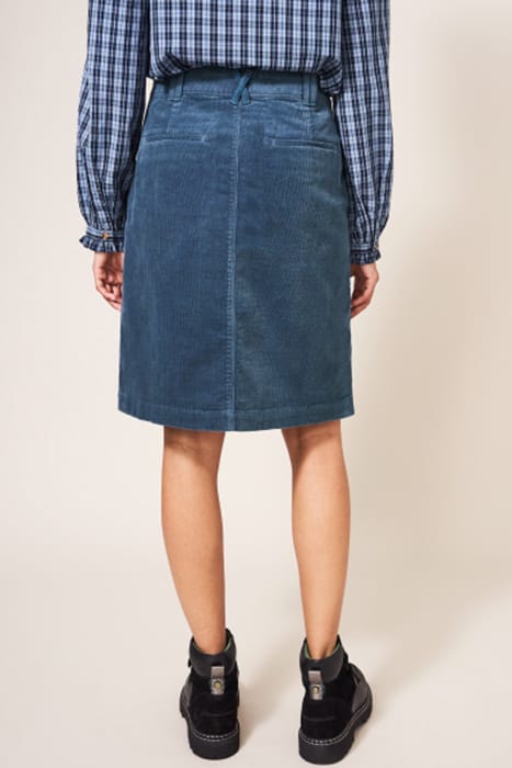 MELODY  CORD SKIRT  BLUE 3